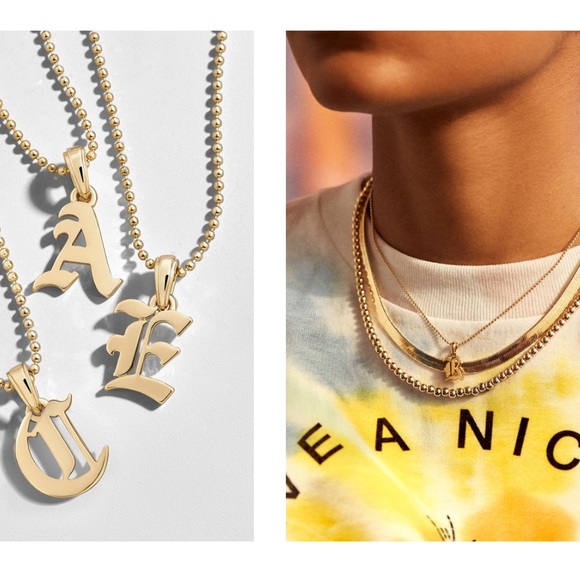 Baublebar Roxana Initial Charm Necklace 